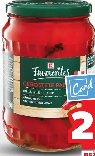 Favourites Paprika pečená