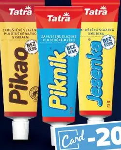 Tatramatica Zahustené mlieko alebo smotana