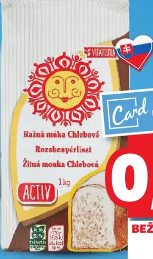 Activia Ražná múka chlebová