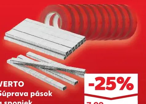 VERTO Sada pások a spôn