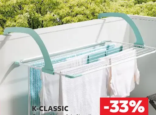 K-CLASSIC Sušiak na bielizeň závesný