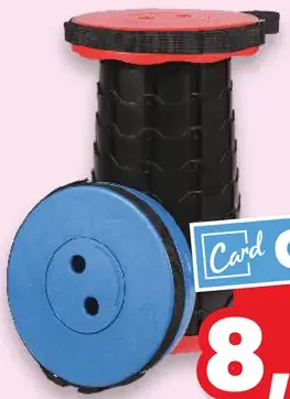 BEROLIO Teleskopická stolička