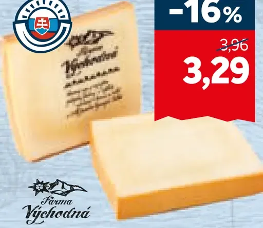 Farma Východná Syr valach údený