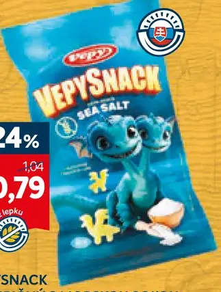 Vepysnack kukuričný s morskou soľou