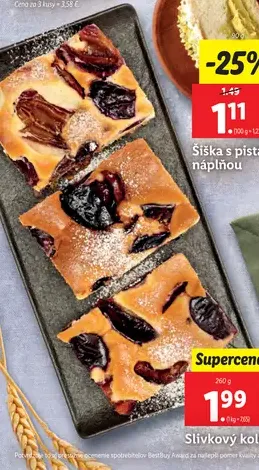 Slivkový koláč