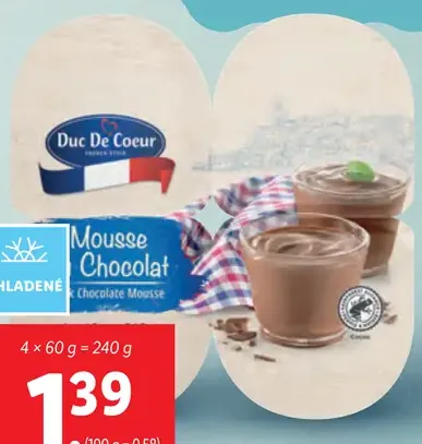 Duc De Coeur Mousse au Chocolat Lait
