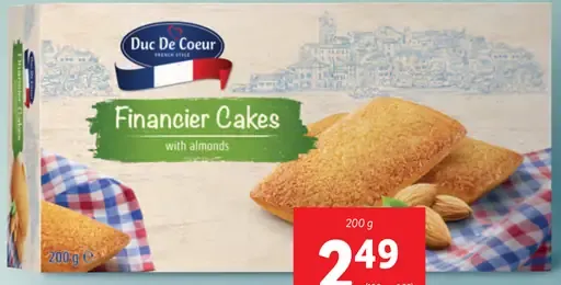 Duc De Coeur Financier Cakes