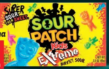 Sour Patch Kids Extreme Gumené cukríky