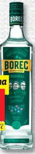 Borec Borovička 38% alkoholu