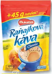 Mukates Classic raňajková káva