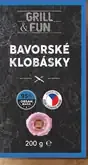 Bavorské grilovacie klobásky