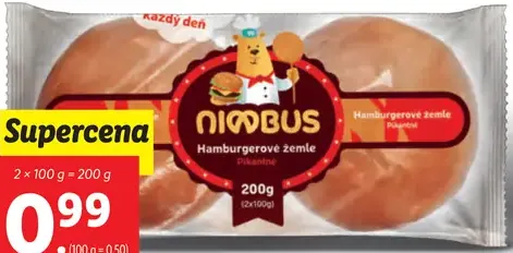 Nimbus Hamburgerové žemle