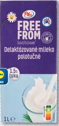 Pilos Delaktózované mlieko polotučné