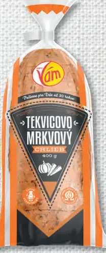 Vam Tekvicovo-mrkvový chlieb