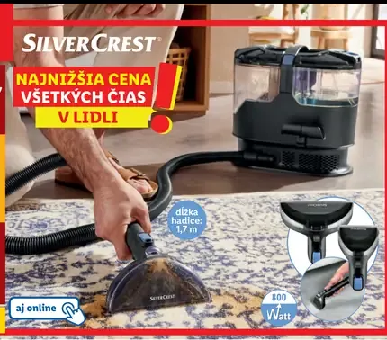 SilverCrest Stroj na čistenie čalúnení a kobercov