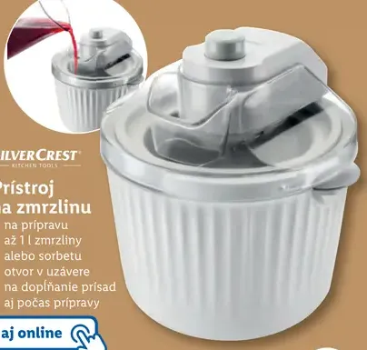 SilverCrest Prístroj na zmrzlinu