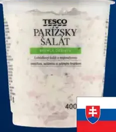 Tesco parížsky šalát