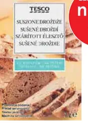 Tesco sušené droždie