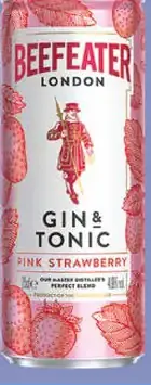 Beefeater 4,9 % gin tonic pink