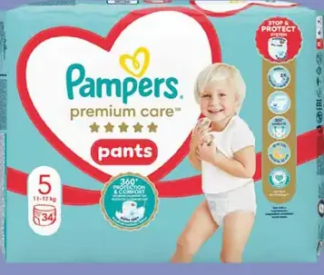 Pampers premium care detské plienkové nohavičky