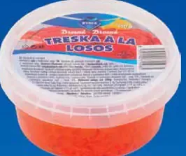 Rybex drvená treska a losos