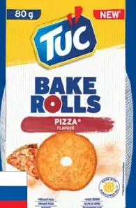 TUC Bake Rolls pizza