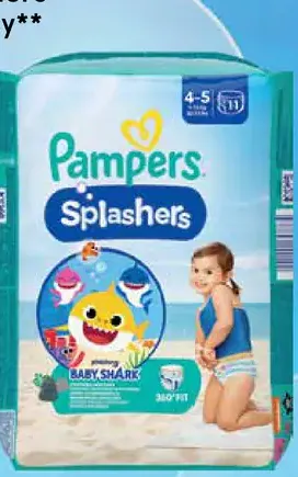 Pampers Splashers plienkové plavky