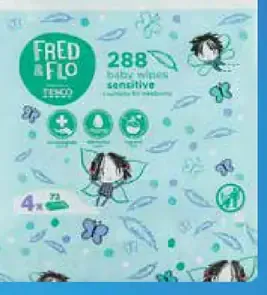 Fred&Flo vlhčené utierky