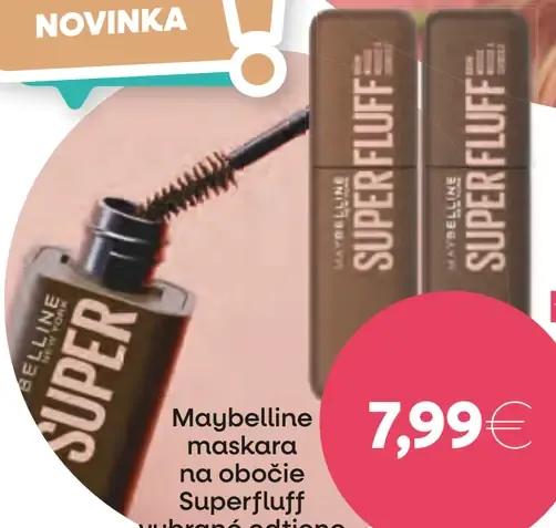 Maybelline maskara na obočie Superfluff