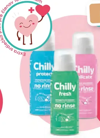 Chilly umývacia pena pre intímnu hygienu