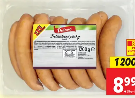 Dulano Delikatess párky