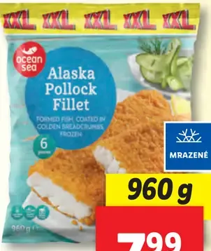 Ocean Sea Filety z aljašskej tresky obalované