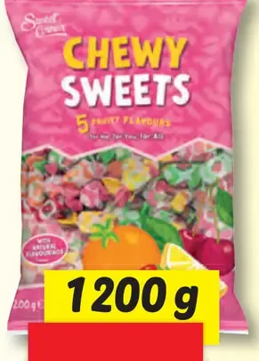 Chewy Sweets zmes ovocných žuvacích cukríkov