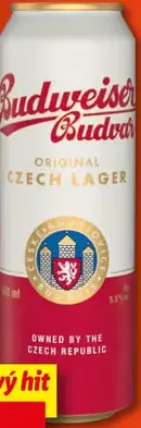 Budvar plechovka