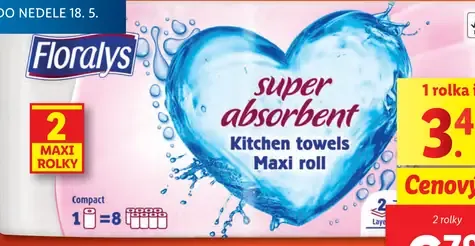 Florays Maxi kuchynské utierky