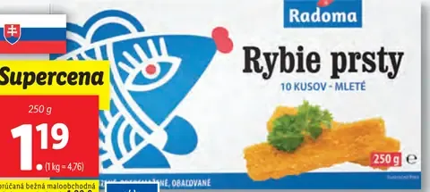 Radoma Rybí prsty