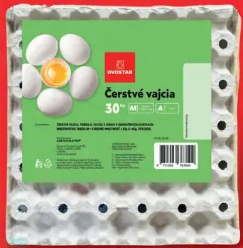 Ovostar Čerstvé vajcia