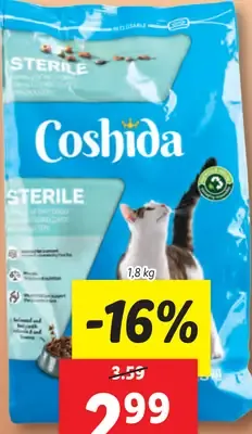 Coshida Sterile Suché krmivo pre sterilizované mačky