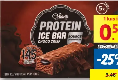 Gelatelli Proteínové zmrzlinové tyčinky
