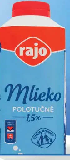 Rajo čerstvé mlieko 1,5 %