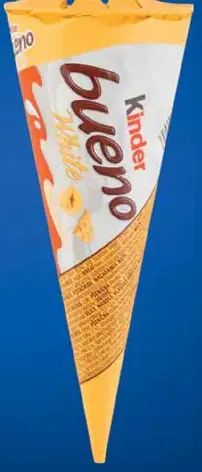 Kinder Bueno kornút s bielou čokoládou
