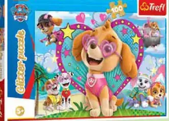 Trefl puzzle s trblietkami