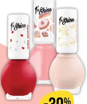 Miss Sporty 1 Min to Shine lak na nechty