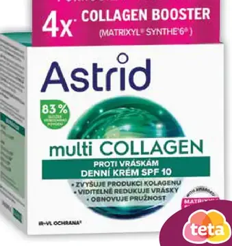Astrid Multi Collagen krém proti vráskam SPF 30