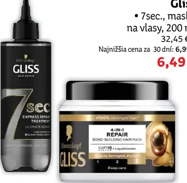 Gliss 7 Sec maska na vlasy