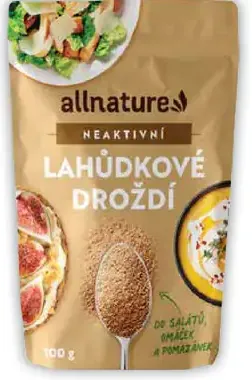 Allnature Lahôdkové neaktívne droždie