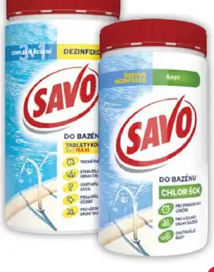 Savo chlórové tablety komplex 3v1