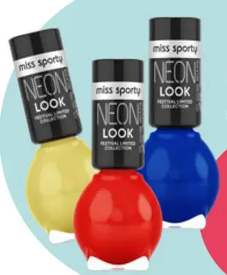 Miss Sporty lak na nechty Neon look