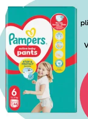 Pampers Active Baby plienkové nohavičky