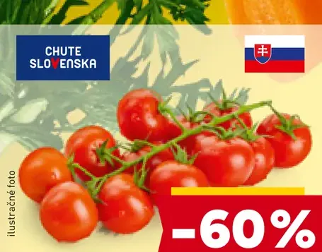 Chute Slovenska rajčiaky kokteilové Sauloso